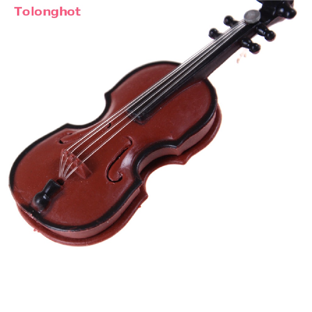 Đàn Violin Mini Tỉ Lệ 1: 12 Dùng Trang Trí Nhà Búp Bê