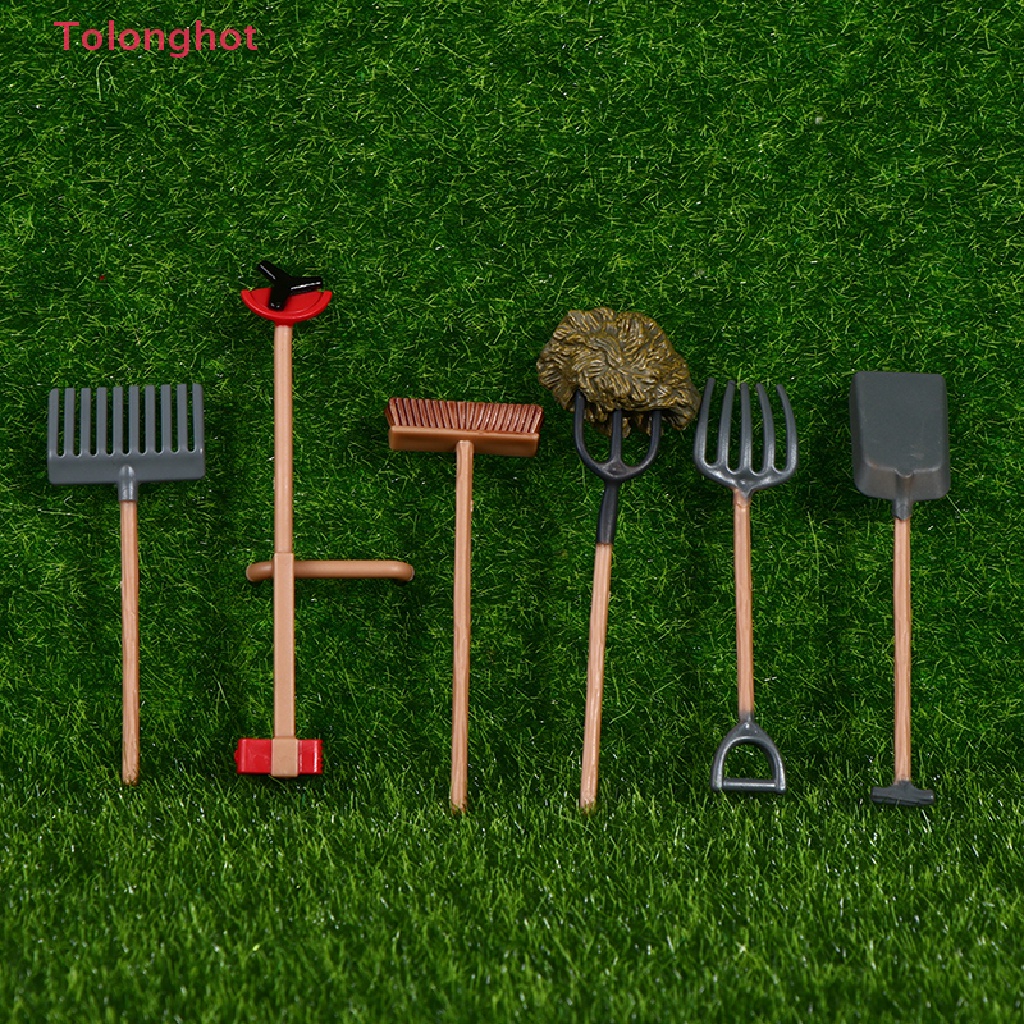 Xẻng Nông Trại Mini Trang Trí Nhà Búp Bê