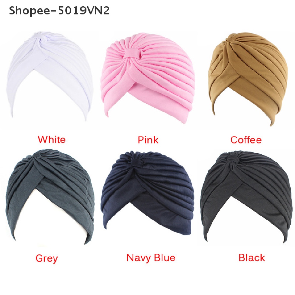 Mũ Turban Mềm Co Giãn Phong Cách Ấn Độ Thời Trang Cho Nam Nữ