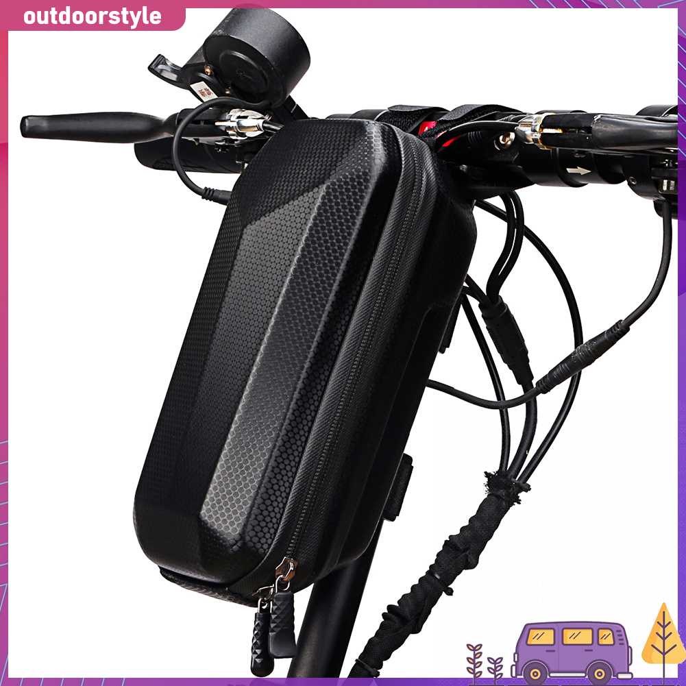 2L Hardshell Front Scooter Hanger Bag Không thấm nước Folding Bike Portable Bag