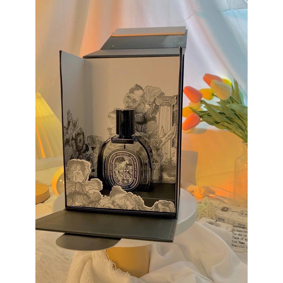 Diptyque Nước Hoa 75ml EDP Diptyque Fleur de Peau Phiên Bản Hộp Quà Tặng Unisex 75ml EDP