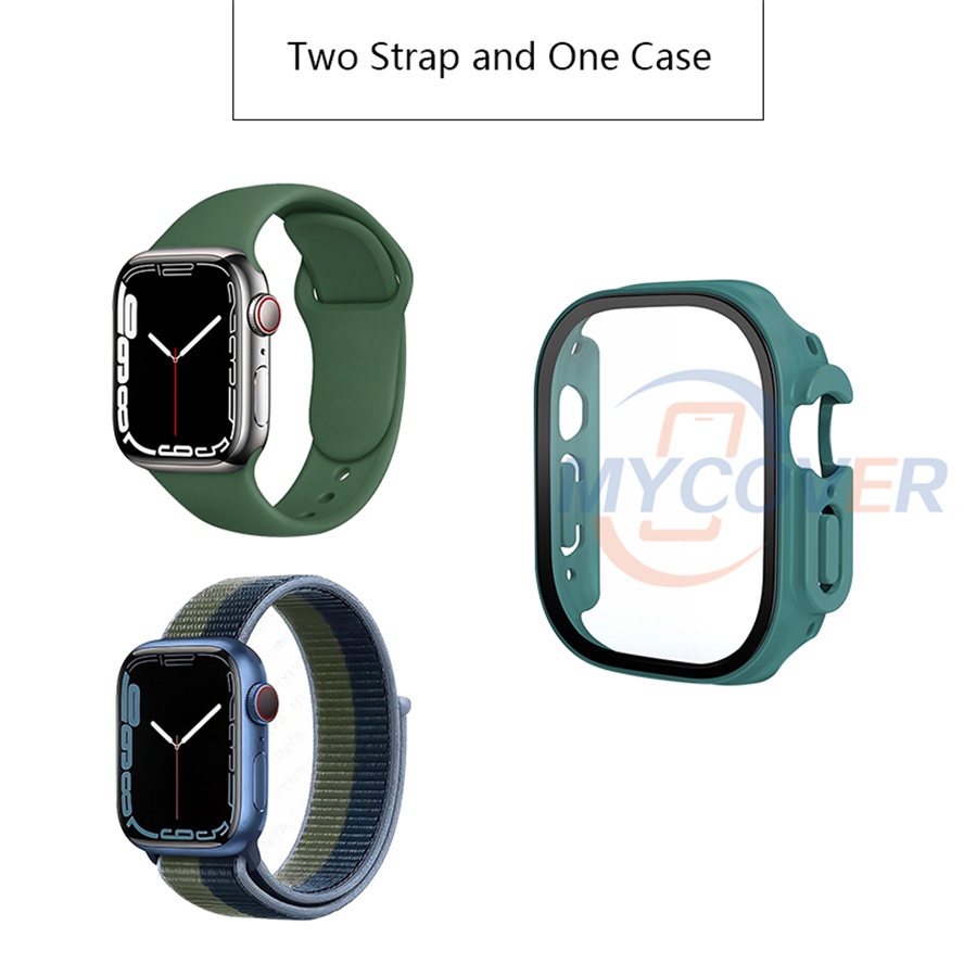 Dây Đeo Thay Thế 3 Trong 1 Cho Đồng Hồ Thông Minh iWatch Series Ultra 8 7 6 SE 5 4 3 2 1 Kích Thước 49mm 45mm 41mm 44mm 40mm 42mm 38mm