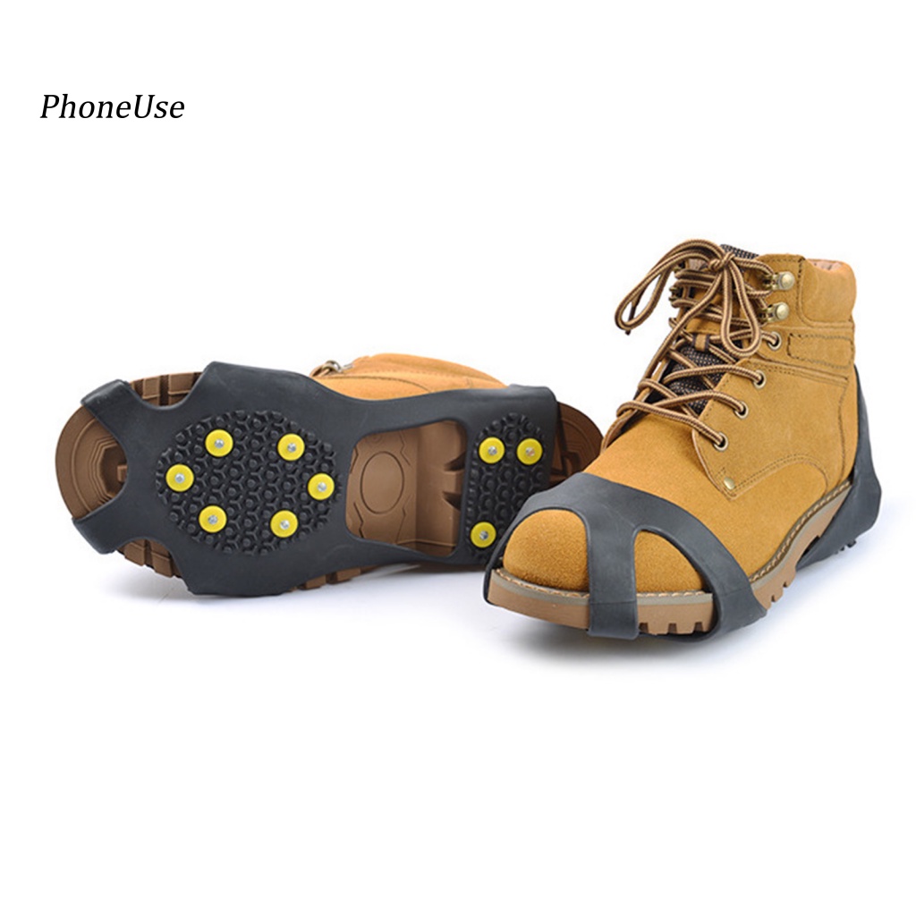 Găng Tay Da PU Unisex Đính 10 Gai Chống Trượt