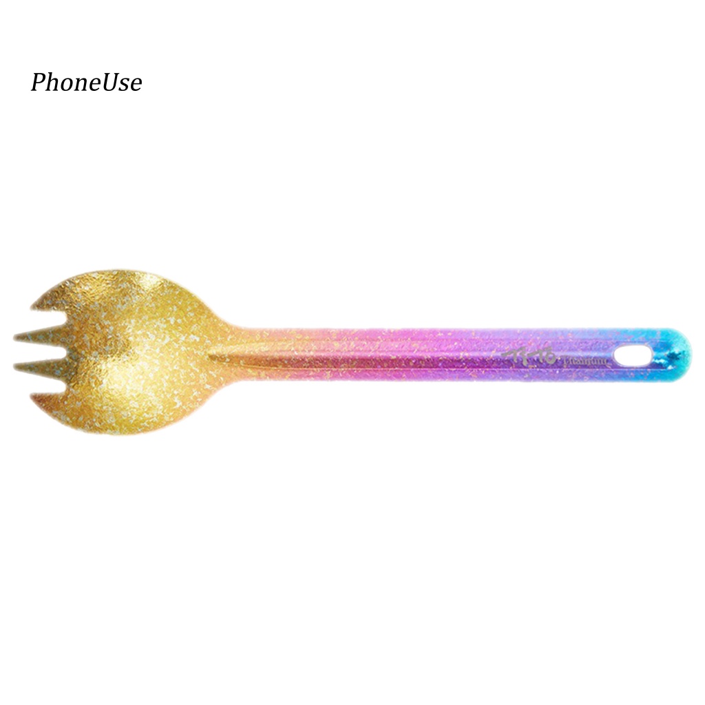 Muỗng Ăn Bằng PU Chống Rỉ Chống Oxy Hóa Tiện Dụng Mang Theo Du Lịch / Cắm Trại