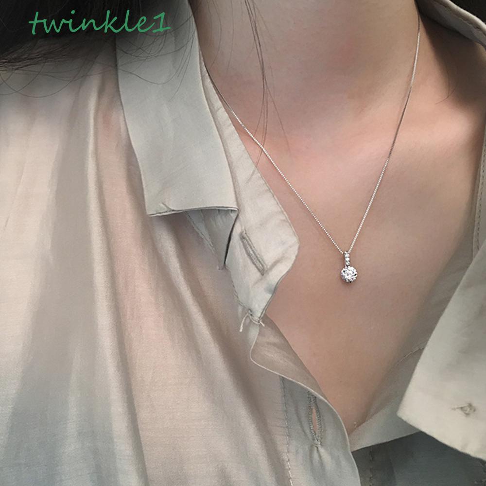 Dây Chuyền AAA Lấp Lánh Mạ Hợp Thời Trang Cho Nữ|Vòng Cổ Choker Thanh Lịch