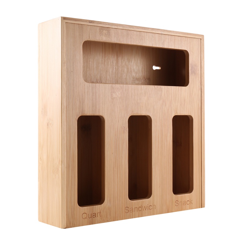 Túi Đựng Đồ Dùng Nhà Bếp Bằng Tre Có 1 Hộp 4 Ngăn