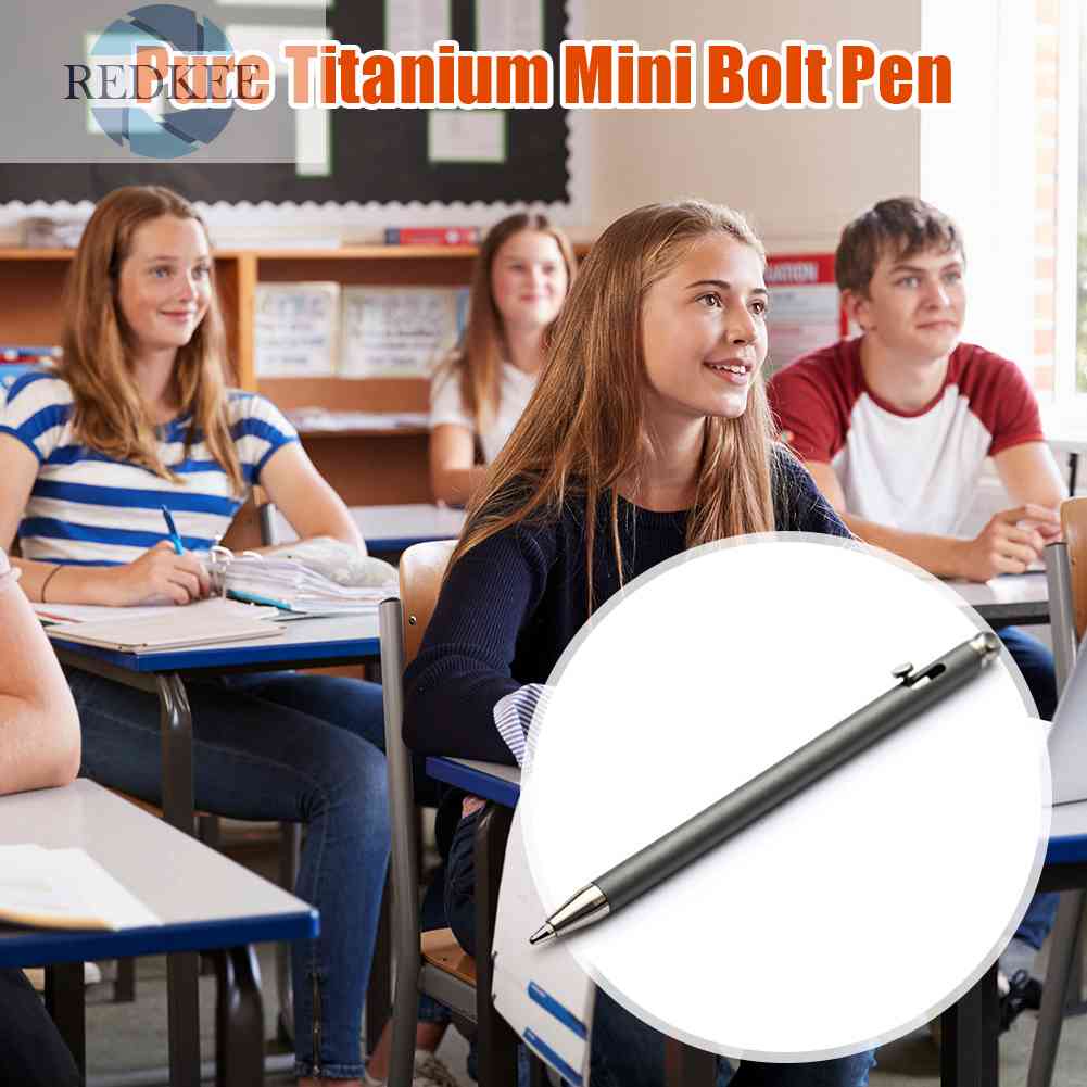 Bút Ký Tên Mini Bằng Kim Loại Titan Dành Cho Cắm Trại Ngoài Trời