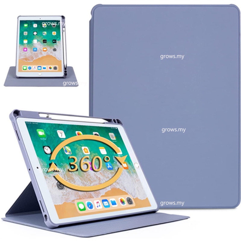 Ốp Máy Tính Bảng Có Ngăn Đựng Bút Chì Xoay 360 Độ Thức Ngủ Cho Xiaomi Mi Pad 6 Mi Pad 5 Pro MiPad 5 Redmi Pad 10.61