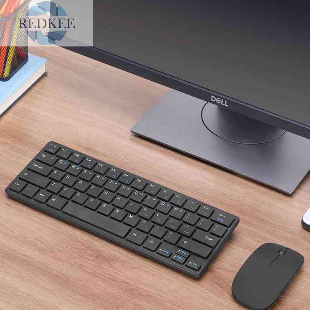 Combo BàN PhíM + ChuộT Không Dây 2.4G 1200DPI Cho Laptop / PC / TV