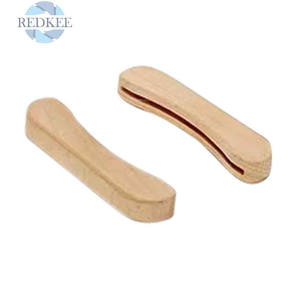 Set 2 Khay Nướng Bánh Có Tay Cầm Bằng Gỗ Chống Bỏng Cho Sân Vườn