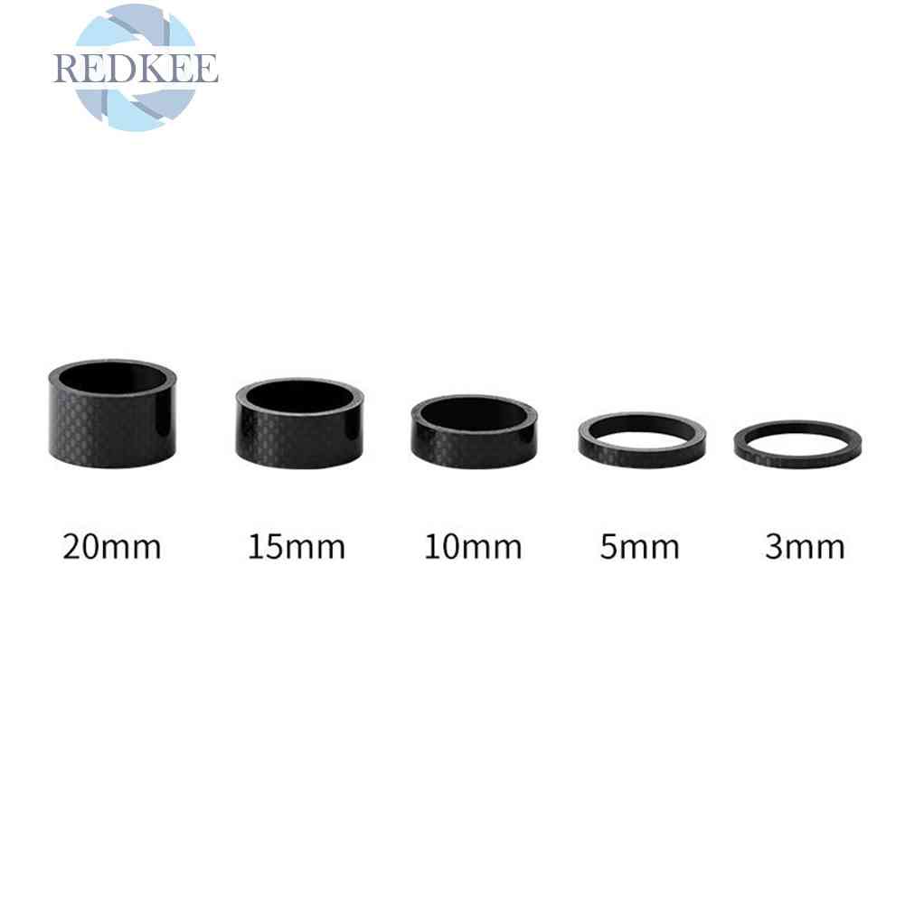 Vòng Đệm Cổ Bằng Sợi Carbon 28.6mm 3mm 5mm 10mm 15mm 20mm Cho Xe Đạp