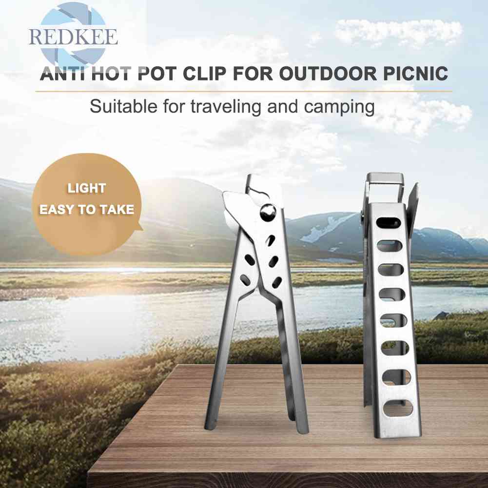 Kẹp Nhấc Nồi Chống Bỏng Tiện Dụng Khi Đi Cắm Trại
