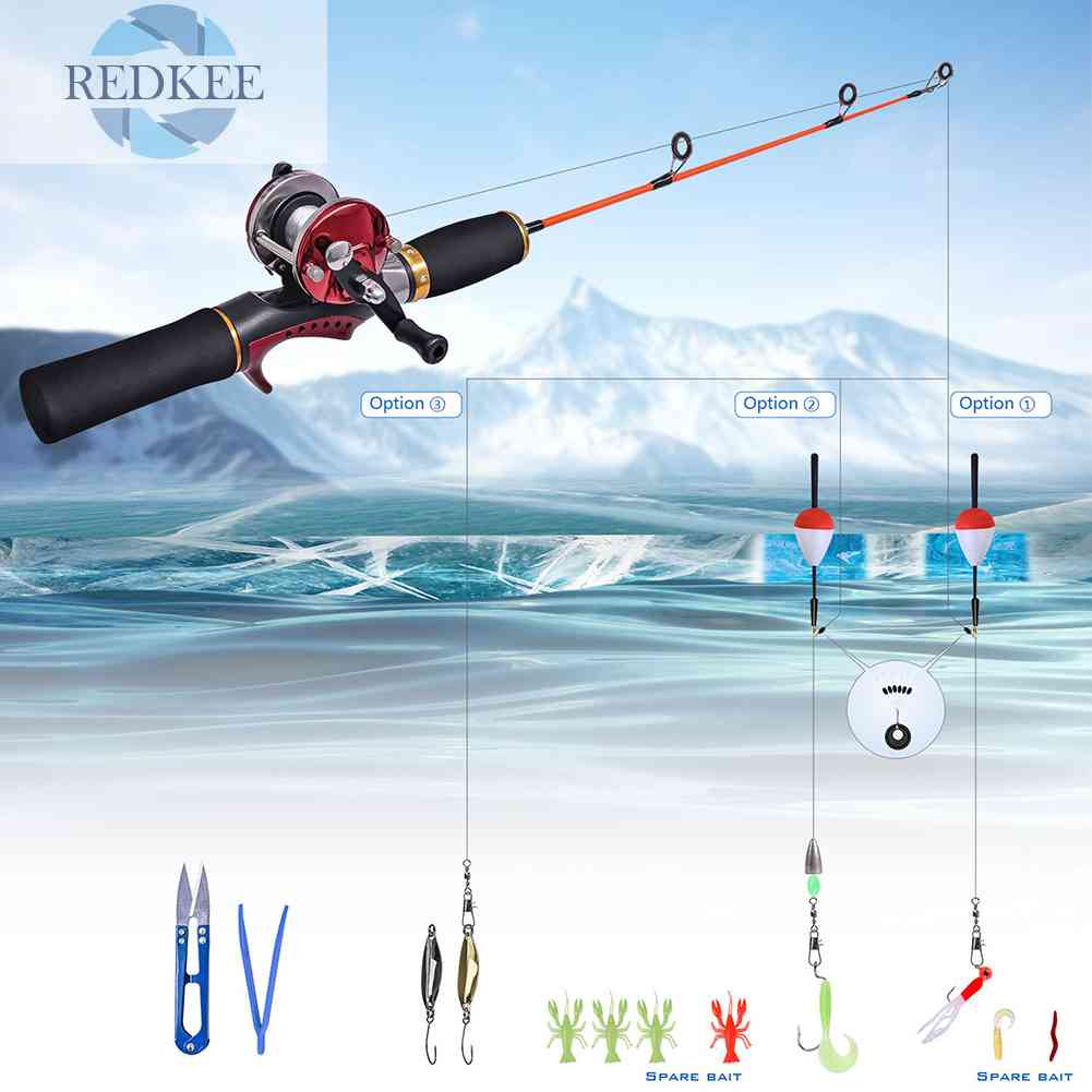 Bộ Cần Câu + Máy Câu + Lưỡi Câu + Bộ Phụ Kiện Đi Kèm