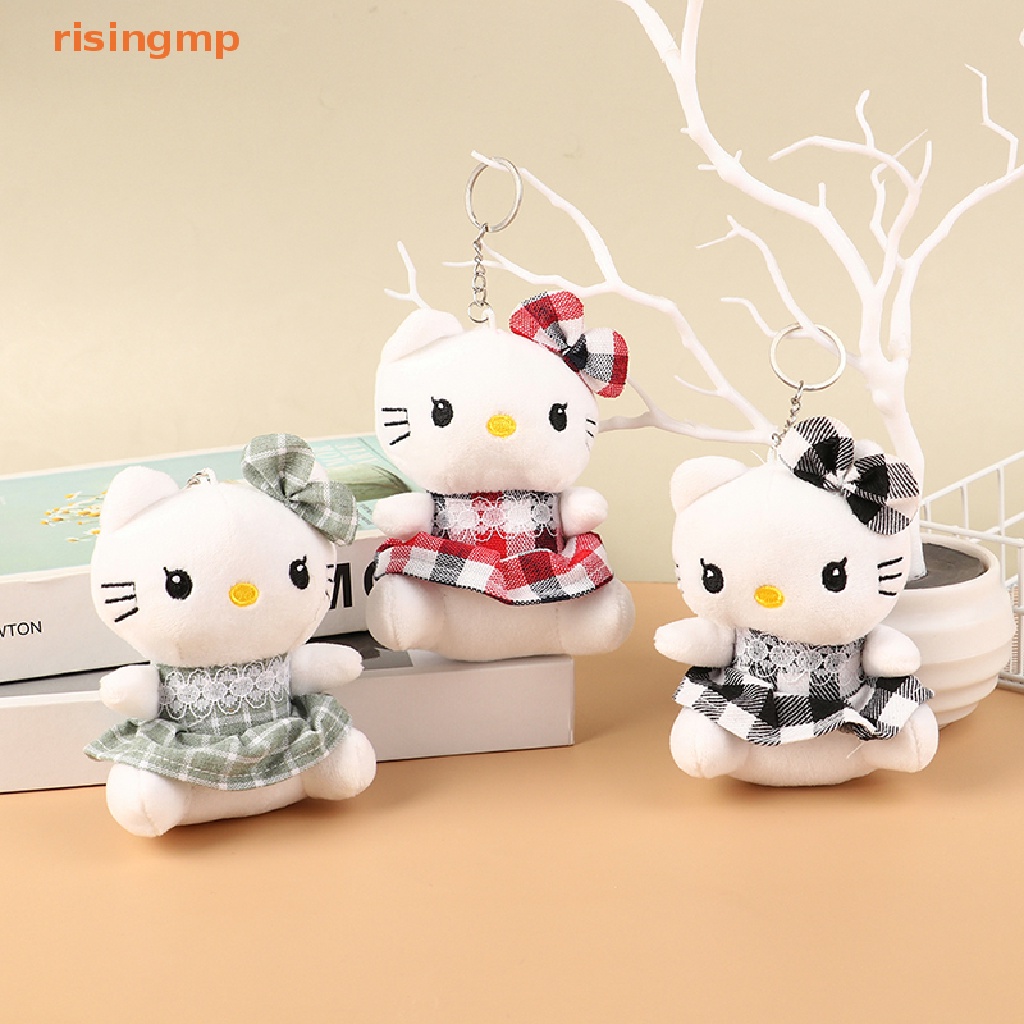 Móc Khóa Hình Mèo Hello Kitty Nhồi Bông 12CM Đáng Yêu