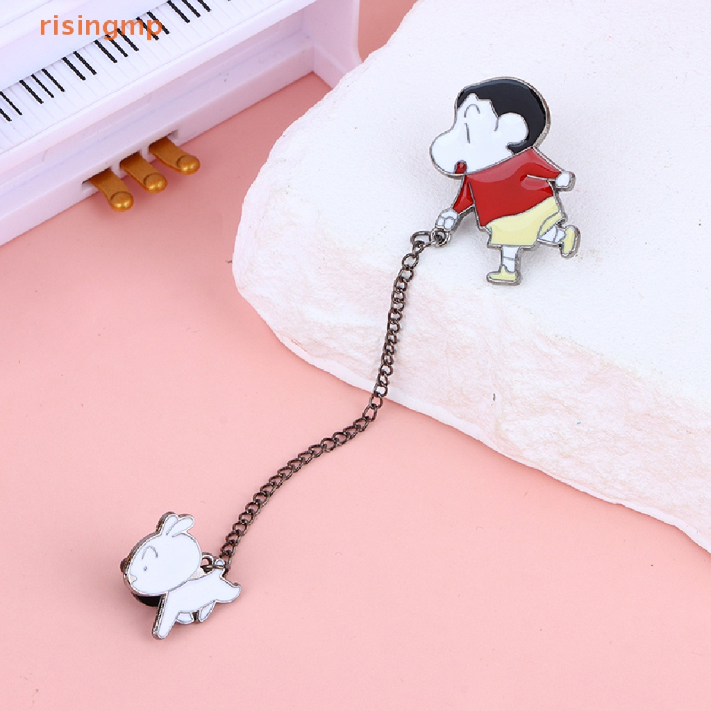 Huy Hiệu Cài Áo Hình Hoạt Hình Cậu Bé Bút Chì Shin-Chan Vui Nhộn