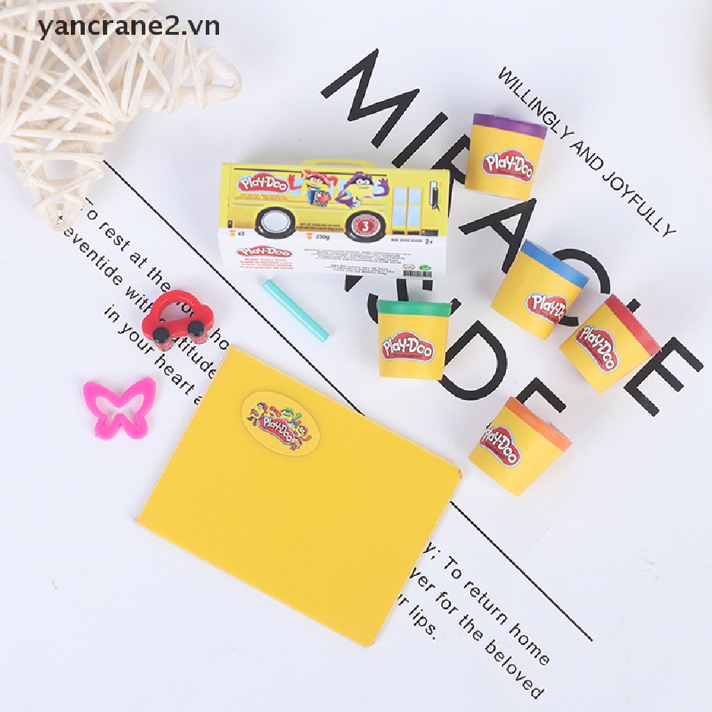 1 Bộ Đất Sét Nhiều Màu Mini 1: 12 Dành Cho Nhà Búp Bê