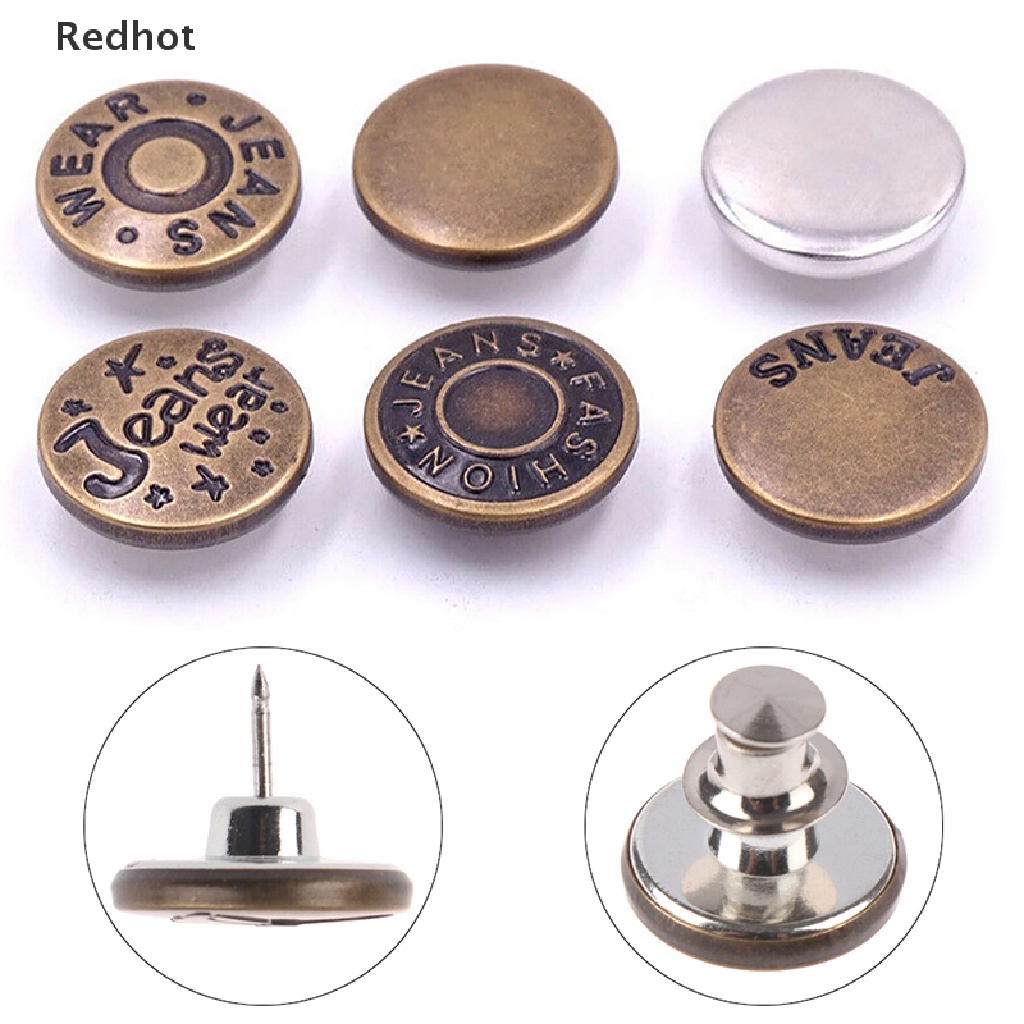 Nút Bấm Quần Jean Bằng Kim Loại 17mm DIY