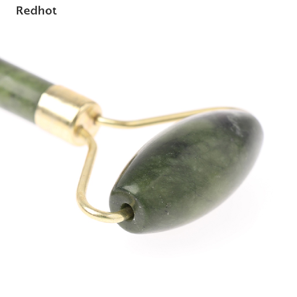 &lt; Redhot &gt; Thanh Lăn Massage Mặt + Bảng Guasha Bằng Đá