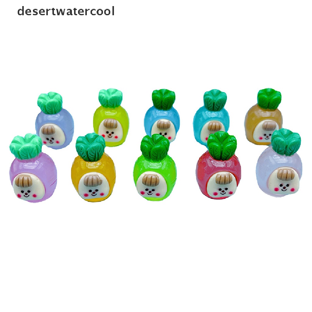 Set 2 Củ Cà Rốt Hoạt Hình Mini Phát Sáng Trang Trí Tiểu Cảnh