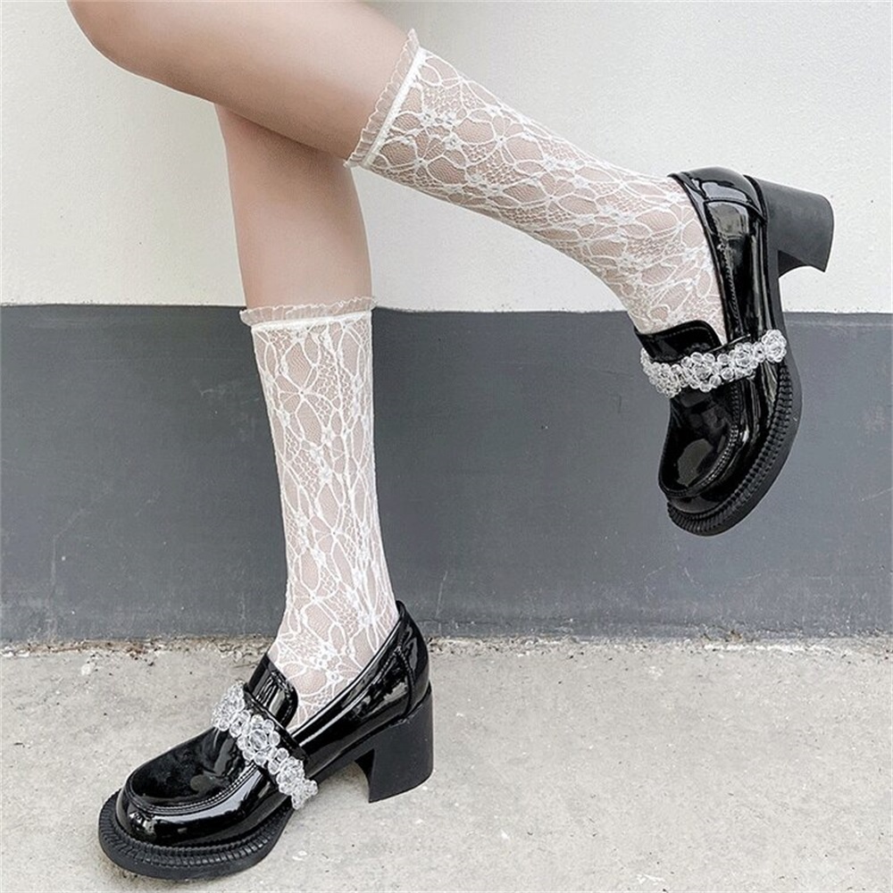 Vớ Dài Đến Đầu Gối Phong Cách Lolita Jk