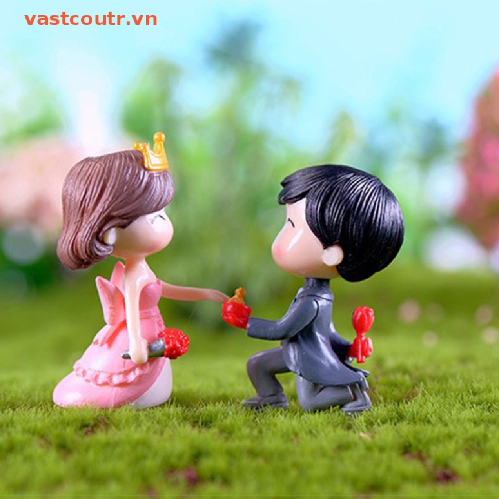 Đồ trang trí Cặp Đôi Búp Bê Mini Trang Trí Xe Hơi