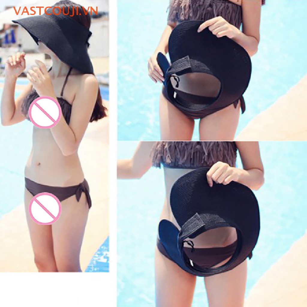 Nón Cối Rộng Vành Thời Trang Biển Cho Nữ
