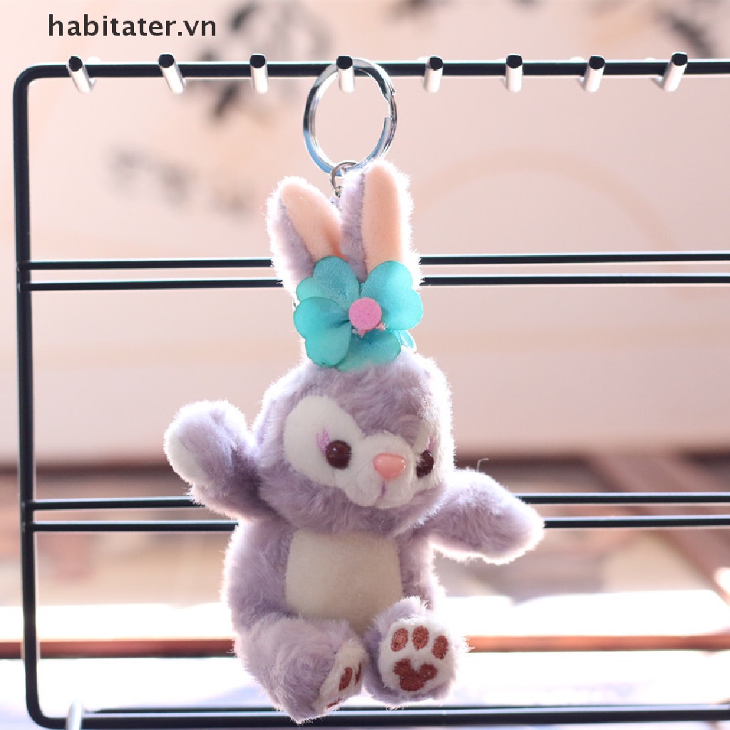 Móc Khóa Hình Thỏ Nhồi Bông Đáng Yêu