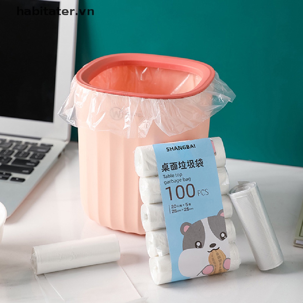 Bộ 5 / 100 Túi Đựng Rác Mini Dùng Một Lần Tiện Dụng Cho Nhà Bếp