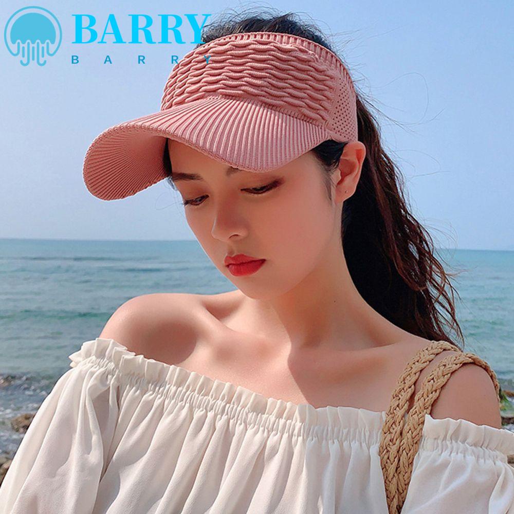 Mũ Lưỡi Trai Dệt Kim Vành Dài Chống Nắng Thoáng Khí Thoải Mái Thời Trang Đi Biển