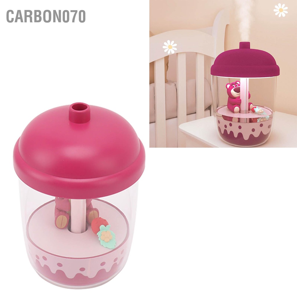 Máy Phun Sương Làm Ẩm Không Khí Siêu Âm Hình Gấu Dễ Thương 300ml