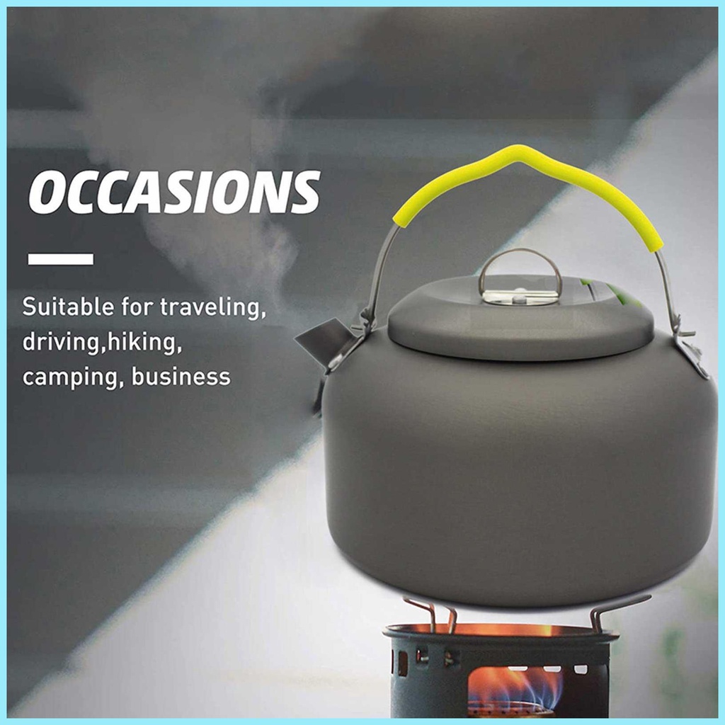 Ấm Đun Nước Siêu Nhẹ Dung Tích 1.3L Kèm Túi Đựng Tiện Dụng Mang Theo Du Lịch Cắm Trại