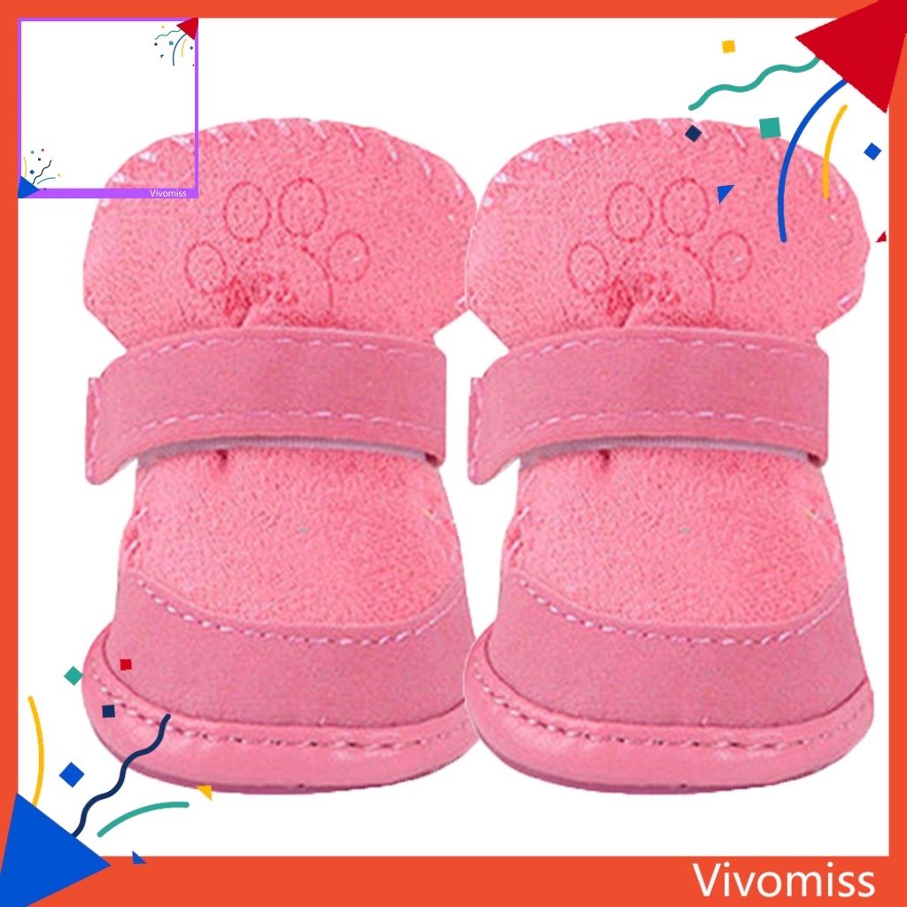 Giày Boot Đi Tuyết Chống Trượt Bảo Vệ Cho Thú Cưng