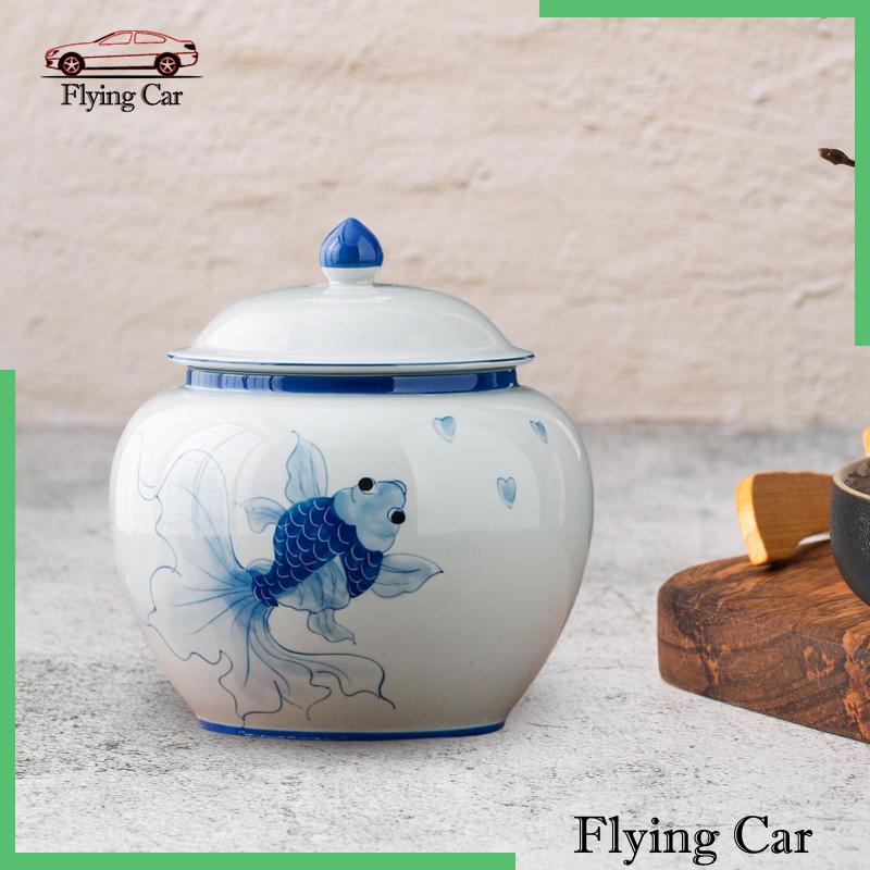 Lọ Gốm Đựng Trà / Gừng Truyền Thống Thủ Công Lzdjfmy2