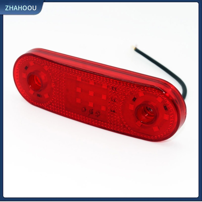 ☃Nhà Cửa☃ 1 Cặp Đèn Tín Hiệu 21 Bóng Led 12-24v Ip67 Chống Thấm Nước Hình Oval Cho Xe Tải