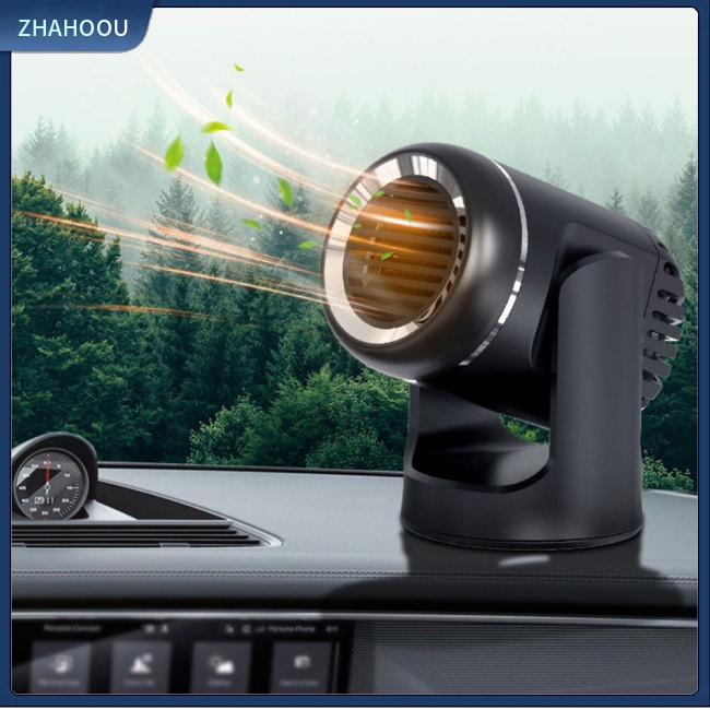 ☃Nhà Cửa☃ Máy Sấy Khô Nhanh 12v Xoay 360 Độ Gắn Kính Chắn Gió Xe Hơi