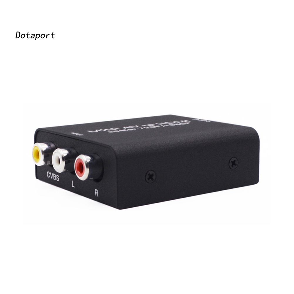 Bộ ChuyểN ĐổI Âm Thanh KDDT- Mini AV Video L / R Audio Sang HDMI Cho MáY ChiếU