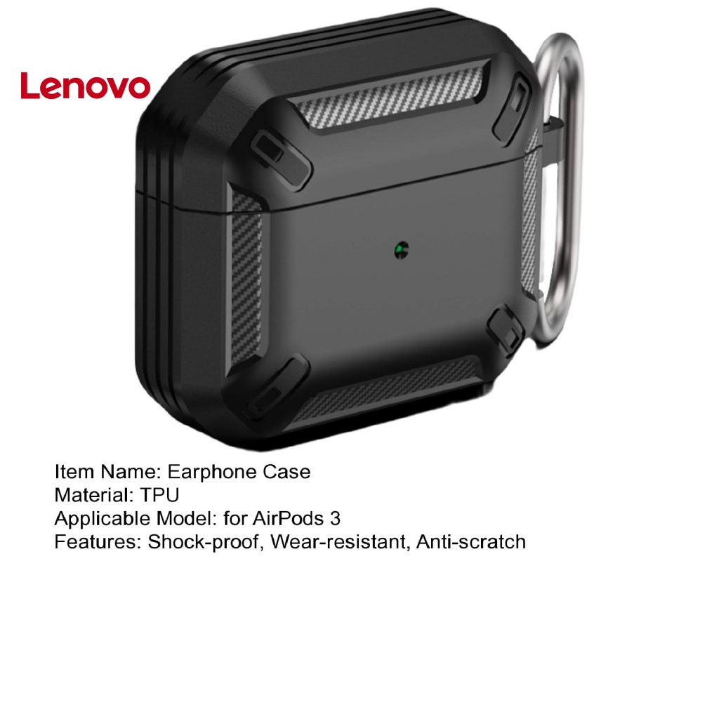 Vỏ bảo vệ hộp sạc tai nghe LENOVO sunflower chống sốc / trầy thích hợp cho Airpods 3