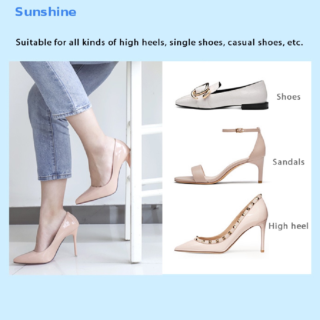Set 2 Cặp Miếng Lót Giày Cao Gót Tự Dính Chống Đau Dễ Điều Chỉnh