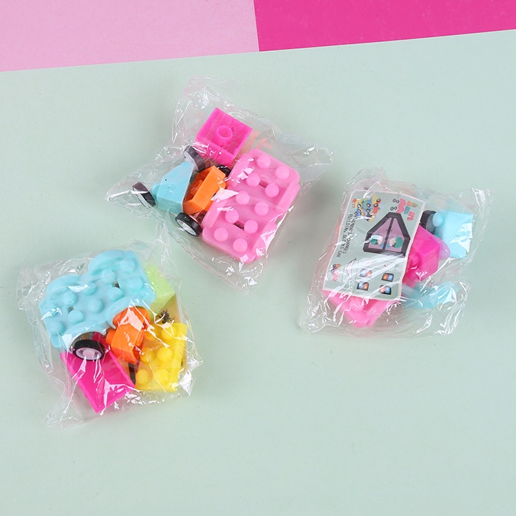 Đồ Chơi Lắp Ráp Mô Hình Xe Hơi Hoạt Hình Mini Dễ Thương