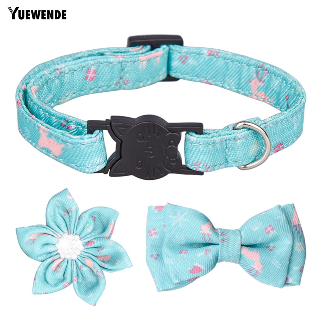 Set 3 Vòng Cổ Trọng Lượng Nhẹ Dễ Thương Dành Cho Thú Cưng