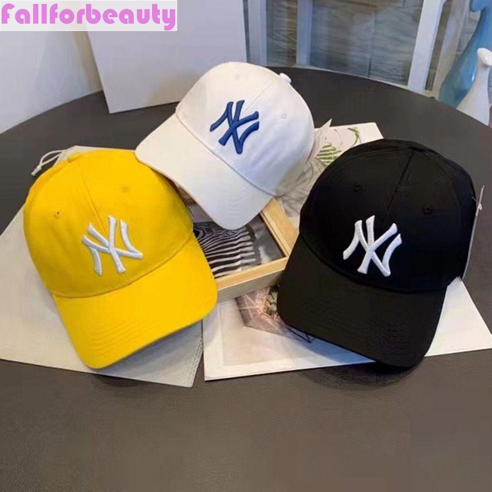 Mũ Lưỡi Trai Cotton Thêu Chữ Phong Cách Hàn Quốc Đơn Giản Dành Cho Nữ