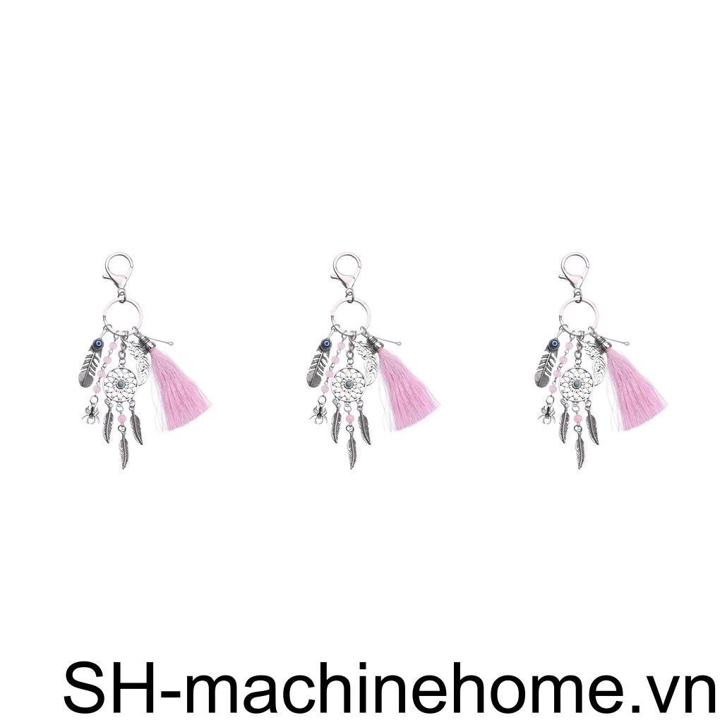 Móc Khóa Dream Catcher Lông Vũ 1 / 2 / 3 / 5