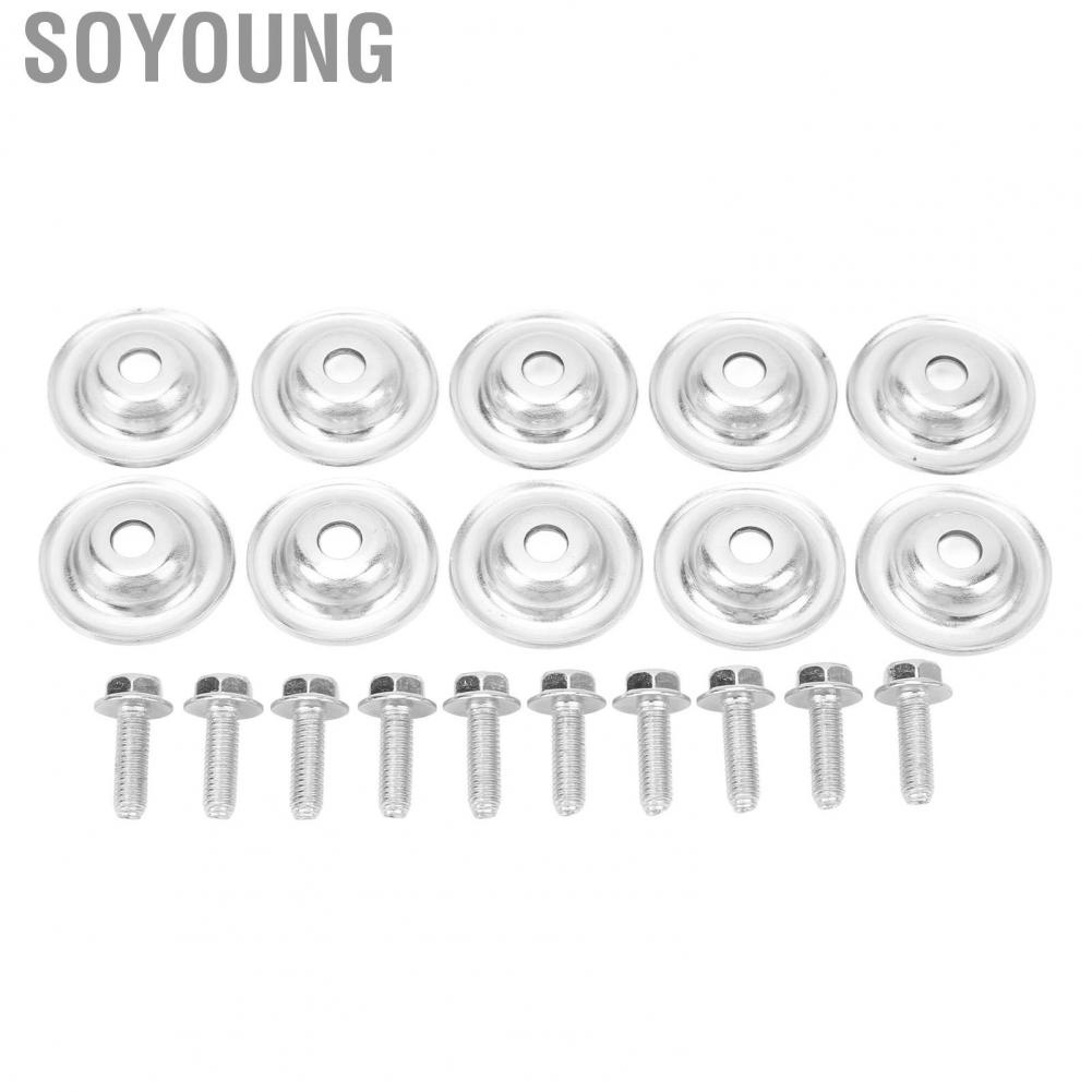 Soyoung 7556065 Metal Skid Plate Washer Bolt Kit OE Design UTV Repair for Maintenance