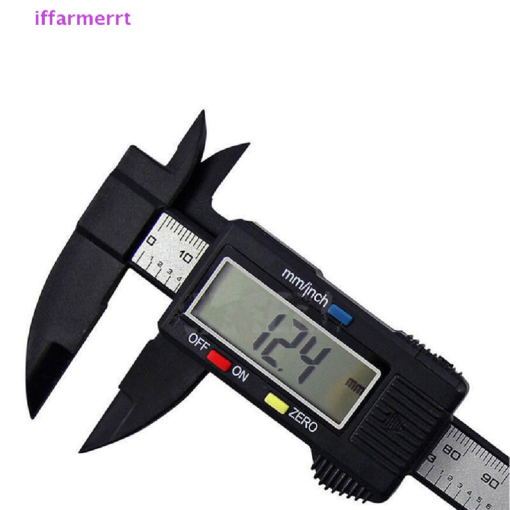 Thước Cặp Đo Điện Tử Iffarmerrt 150mm 6inch LCD Bằng Sợi Carbon