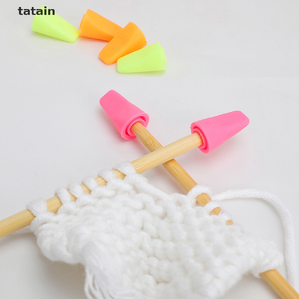 Bộ 6 Nút Bảo Vệ Đầu Mũi Đan Len Hình Chữ s Tiện Dụng