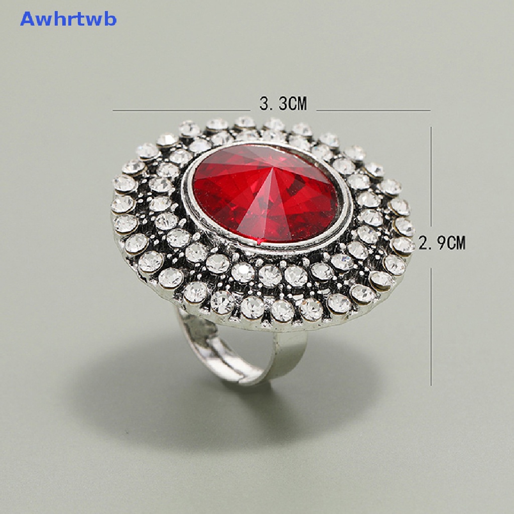 Nhẫn Đính Đá Pha Lê Phong Cách Boho Cổ Điển Dành Cho Nữ Mới