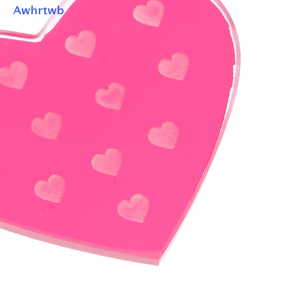 Khay Đựng Lông Mi Giả Bằng Acrylic Hình Trái Tim Tiện Dụng Mới