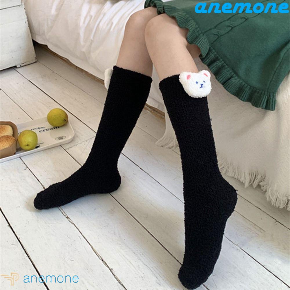 Vớ Nhung Len Màu Sắc Đơn Giản Thời Trang Mùa Đông Dành Cho Nữ