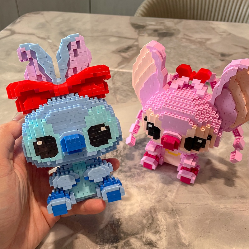 Bộ Đồ Chơi Lắp Ráp Mô Hình Stitch Cho Bé