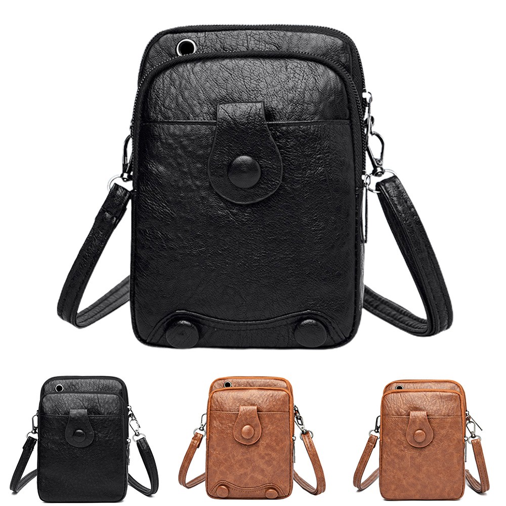 Túi Đeo Chéo Đựng Điện Thoại Phong Cách Retro